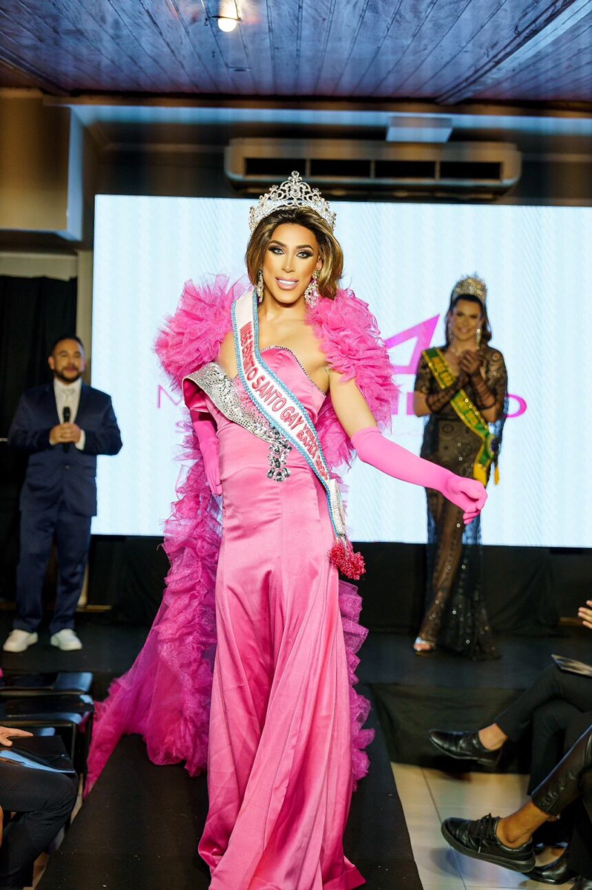 Conheça Aysha Rúbio: representante do Espírito Santo no Miss Brasil Gay Versão Bahia. 