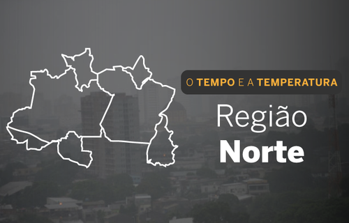 Extremo norte do país começa a semana com tempo chuvoso