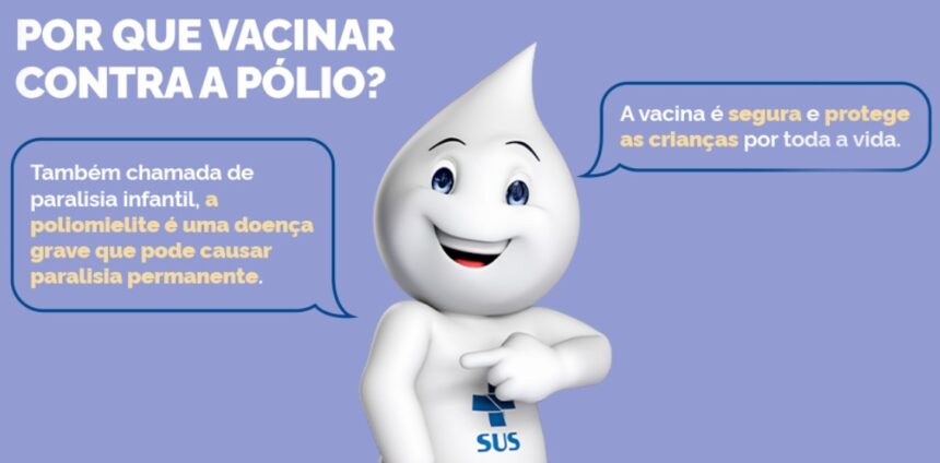 PARÁ: Seguir Calendário Nacional de Vacinação garante a proteção contra a pólio