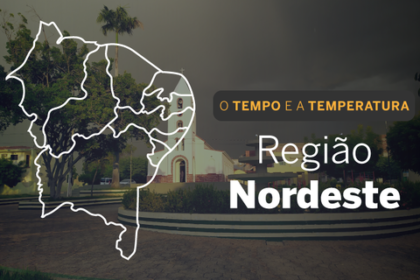 PREVISÃO DO TEMPO: Região Nordeste deve ter muitas nuvens, nesta segunda-feira (15), com chance de chuvas isoladas