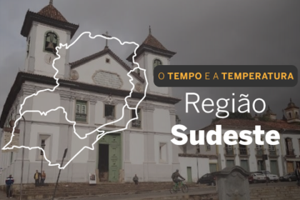 PREVISÃO DO TEMPO: Região Sudeste deve ter muitas nuvens, mas sem chuvas nesta segunda-feira (15)