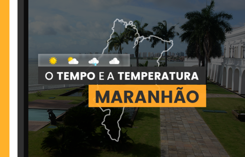 PREVISÃO DO TEMPO: quarta-feira (10) apenas com possibilidade de chuva no Maranhão