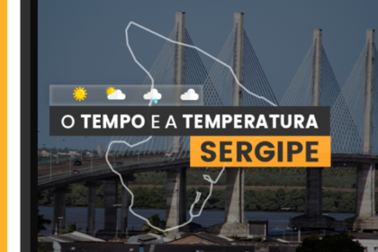 PREVISÃO DO TEMPO: quarta-feira (10) com alerta para acumulado de chuva em Sergipe