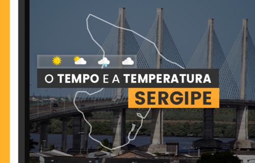 PREVISÃO DO TEMPO: quarta-feira (10) com alerta para acumulado de chuva em Sergipe