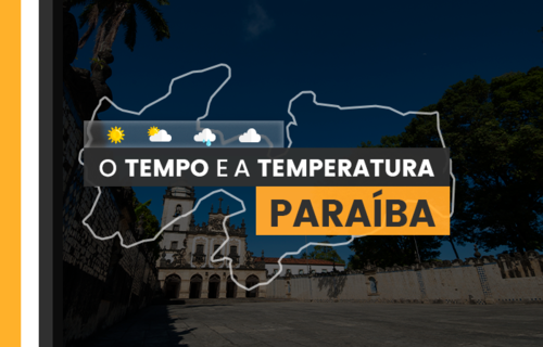 PREVISÃO DO TEMPO: quarta-feira (10) com alerta para acumulado de chuvas na Paraíba