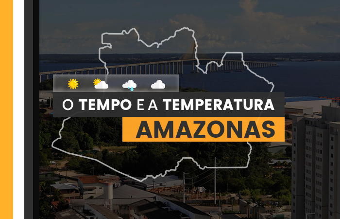 PREVISÃO DO TEMPO: quarta-feira (10) com fortes chuvas no Amazonas