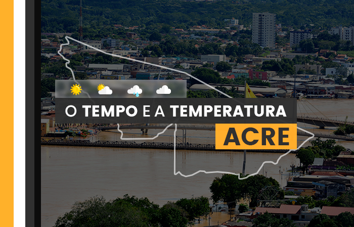 PREVISÃO DO TEMPO: quarta-feira (10) com possibilidade de chuva no Acre