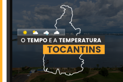 PREVISÃO DO TEMPO: quarta-feira (10) com poucas nuvens no Tocantins