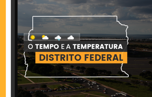 PREVISÃO DO TEMPO: quarta-feira (10) ensolarada no Distrito Federal