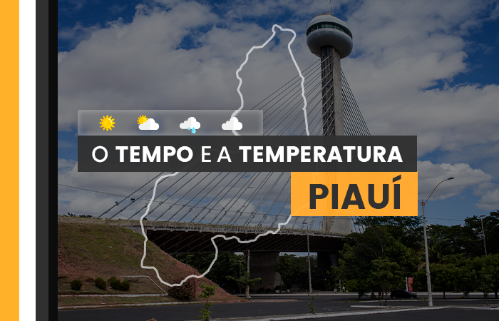 PREVISÃO DO TEMPO: quarta-feira (10) sem chuvas no Piauí