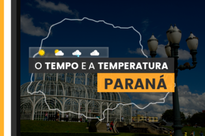 PREVISÃO DO TEMPO: quarta-feira (10) tem alerta de tempestades no Paraná