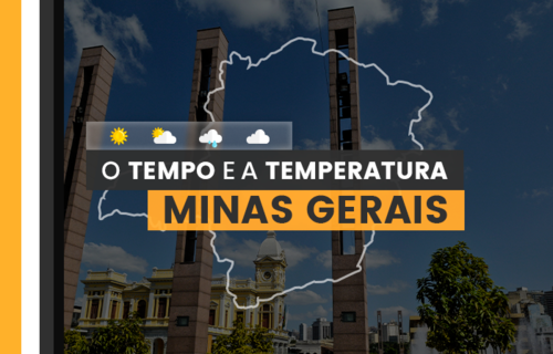 PREVISÃO DO TEMPO: sexta-feira (12) com possibilidade de chuva em regiões de Minas Gerais