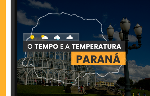 PREVISÃO DO TEMPO: sexta-feira (12) tem pancadas de chuva no Paraná