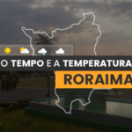 PREVISÃO DO TEMPO: terça-feira (9) com alerta de chuva em Roraima