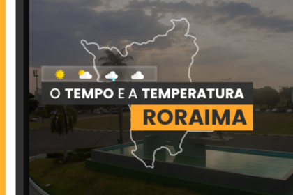 PREVISÃO DO TEMPO: terça-feira (9) com alerta de chuva em Roraima