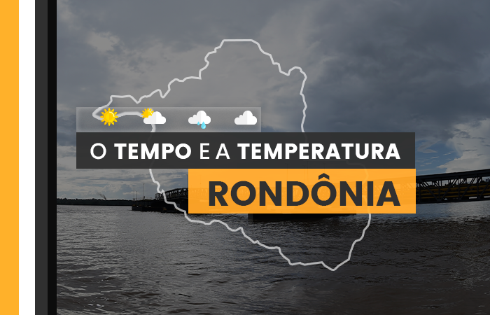 PREVISÃO DO TEMPO: terça-feira (9) com alerta para declínio de temperaturas em Rondônia