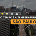 PREVISÃO DO TEMPO: terça-feira (9) com alerta para declínio de temperaturas em São Paulo