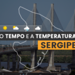 PREVISÃO DO TEMPO: terça-feira (9) com chuva em Sergipe