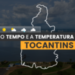 PREVISÃO DO TEMPO: quarta-feira (21) com alerta para baixa umidade no Tocantins