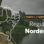 PREVISÃO DO TEMPO: segunda-feira (12) com chuvas brandas em regiões no Nordeste