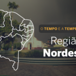 PREVISÃO DO TEMPO: Região Nordeste tem chuvas isoladas em boa parte dos estados nesta terça (24)