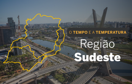 PREVISÃO DO TEMPO: Região Sudeste tem clima quente e seco nesta quinta (26)