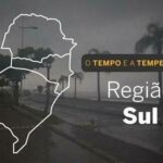 PREVISÃO DO TEMPO: região Sul contará com chuva em todos os estados, nesta sexta-feira (20)