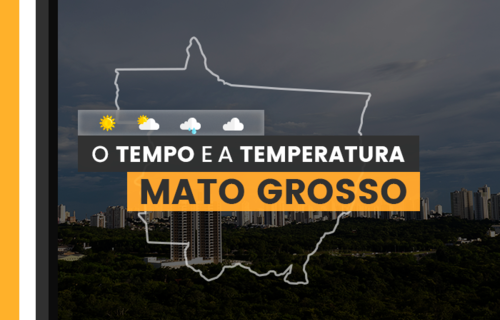 PREVISÃO DO TEMPO: terça-feira (3) com alerta para baixa umidade e onda de calor no Mato Grosso