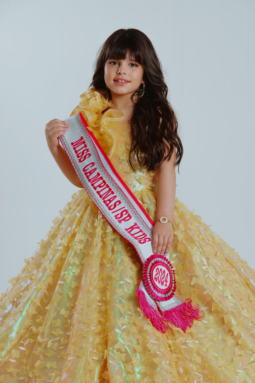 Miss Brasil Kids 2025, Marcela Moscardini, é de Campinas