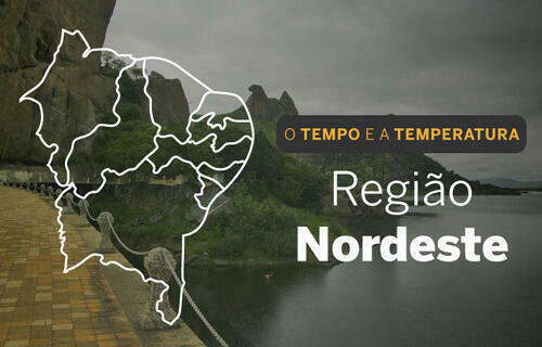 PREVISÃO DO TEMPO: Céu com muitas nuvens predomina no Nordeste nesta segunda-feira (14)