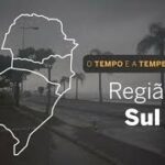 PREVISÃO DO TEMPO: Região Sul tem alerta de tempestades nesta quinta (24)