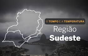 PREVISÃO DO TEMPO: chuvas atingem quase todo o Sudeste, nesta sexta-feira (18)