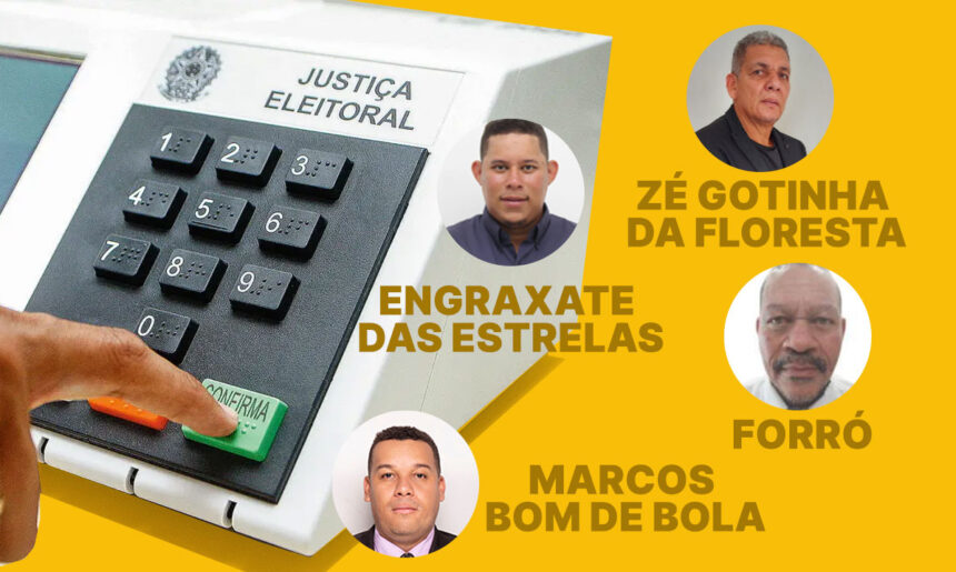 Solteiro e Soneca Paredão: nas eleições de 2024, candidatos com nomes divertidos chamam atenção