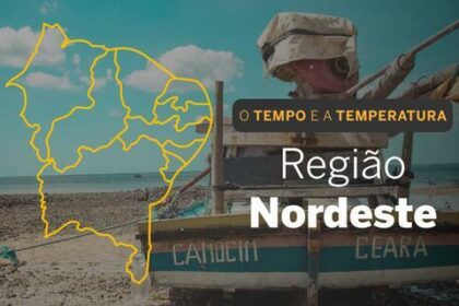 PREVISÃO DO TEMPO: Nordeste varia entre estados chuvosos e outros apenas com nuvens neste sábado (23)