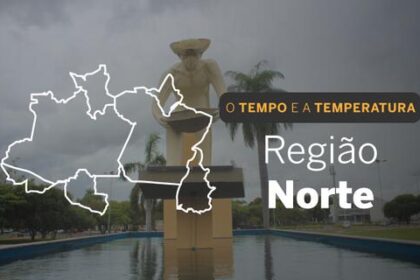 PREVISÃO DO TEMPO: Norte tem quarta-feira chuvosa