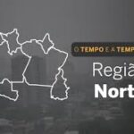 PREVISÃO DO TEMPO: Norte terá predominância de tempo chuvoso, nesta sexta-feira (8)