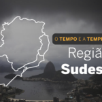 PREVISÃO DO TEMPO: Sudeste contará com chuva em praticamente toda a região, ao longo desta terça-feira (5)