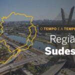 PREVISÃO DO TEMPO: Sudeste terá sexta-feira (8) chuvosa em boa parte da região