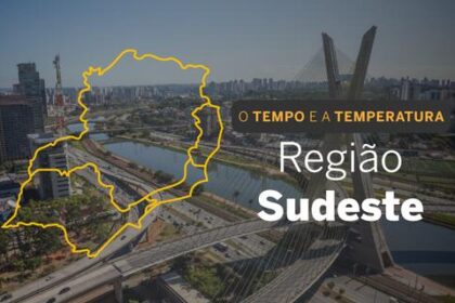 PREVISÃO DO TEMPO: Sudeste terá sexta-feira (8) chuvosa em boa parte da região