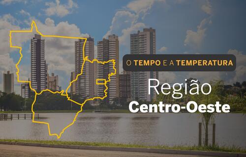 PREVISÃO DO TEMPO: Centro-Oeste ainda terá predomínio de chuvas nesta segunda-feira (16)