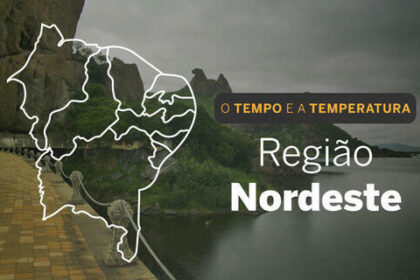 PREVISÃO DO TEMPO: Nordeste terá chuva em áreas do Maranhão, Piauí e Bahia, nesta sexta feira (13)