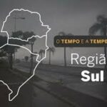 PREVISÃO DO TEMPO: Sul do Brasil registra pancadas de chuva em toda a faixa oeste da região