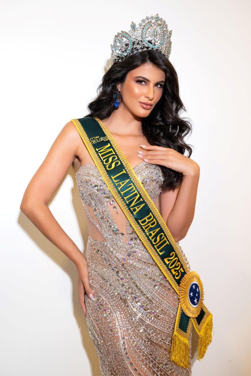 Letícia Borges é coroada Miss Latina Brasil 2025 e franquia promete expansão para o próximo ano