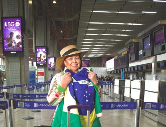Idê Guimarães embarca rumo a Punta Cana para o Miss Lady Universe 2025