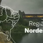 PREVISÃO DO TEMPO: Instabilidades persistem no litoral do Nordeste neste domingo (20)