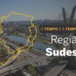 PREVISÃO DO TEMPO: quarta-feira (30) de céu claro Região Sudeste