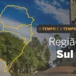 PREVISÃO DO TEMPO: segunda-feira (14) com sol no Sul