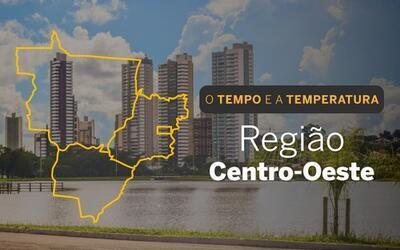PREVISÃO DO TEMPO: Centro-Oeste tem prevalência de variação entre muitas e poucas nuvens, nesta segunda-feira (11)