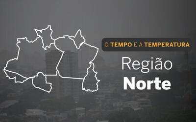PREVISÃO DO TEMPO: Norte conta com pancadas de chuva em boa parte da região, nesta segunda-feira (11)