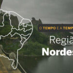 PREVISÃO DO TEMPO: quarta-feira (20) com probabilidade de chuva para a Região Nordeste